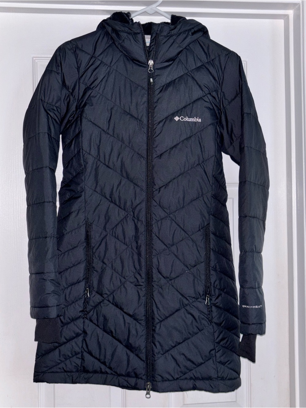 Columbia Women's Omni heat Black Hooded Insulated Jacket